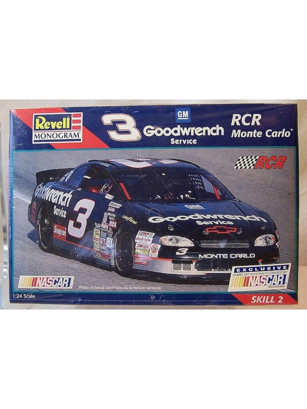 Revell Monte Carlo Model Kit - Dale Earnhardt Goodwrench Racing Car Build Set